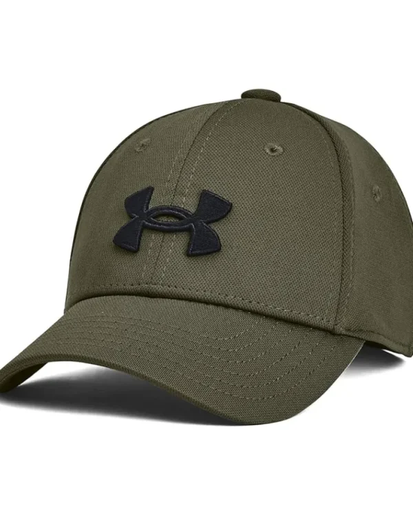 Under Armour Hats<Blitzing Hat (Little Kids/Big Kids) Marine OD Green/Black