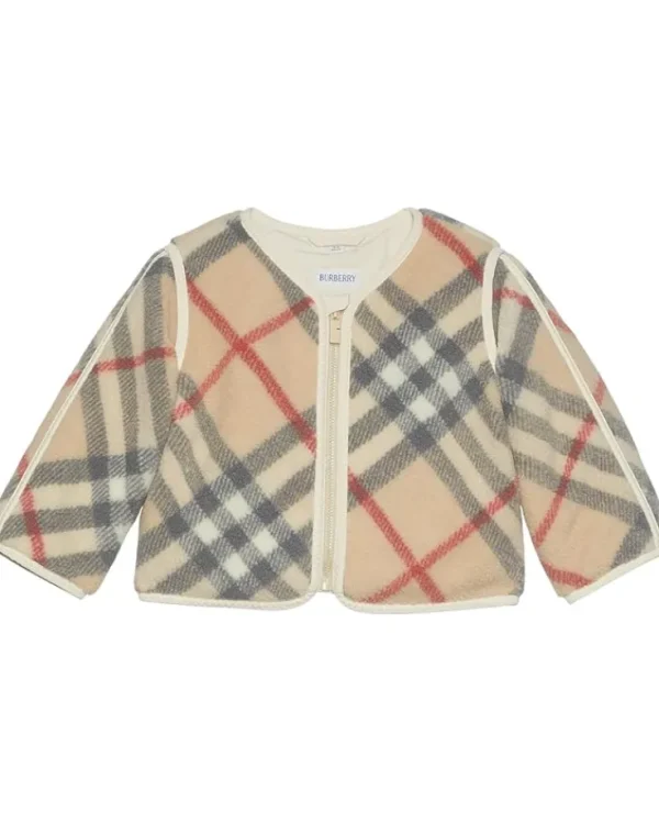 Burberry Kids Coats & Jackets | Coats & Jackets<Bobby Jacket (Infant) Pale Stone IP Check