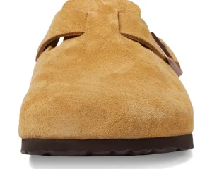 Birkenstock Mules | Adaptive<Boston - Suede (Unisex) Latte Cream