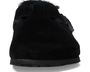 Birkenstock Comfort | Adaptive<Boston Shearling - Suede (Unisex) Black/Black Suede