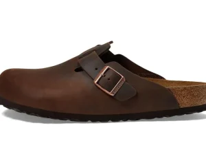 Birkenstock Comfort | Adaptive<Boston Soft Footbed - Oiled Leather (Unisex) Habana Oiled Leather