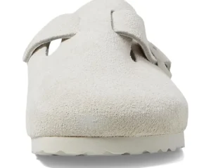 Birkenstock Mules | Adaptive<Boston Soft Footbed - Suede Antique White