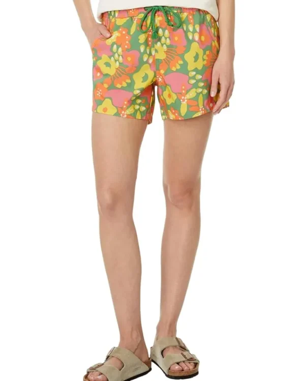 Toad&Co Shorts<Boundless Shorts Matcha Abstract Print