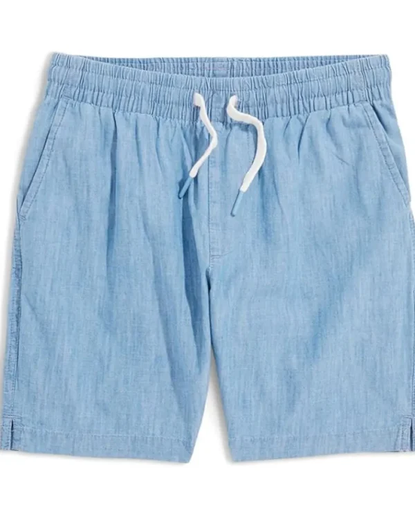 Vineyard Vines Kids Shorts<Boys Pull-On Chambray Shorts (Little Kid) Coastline