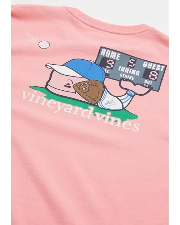 Vineyard Vines Kids Shirts & Tops<Boys' Fly Ball Whale Short Sleeves (Little Kid) Cayman