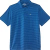 Vineyard Vines Kids Shirts & Tops<Bradley Stripe Sankaty Polo (Toddler/Little Kids/Big Kids) Spinnaker/ Naut Navy