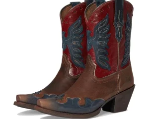 Ariat Cowboy Boots<Bravery Western Boots Dusted Fresh Denim/Sassy Brown