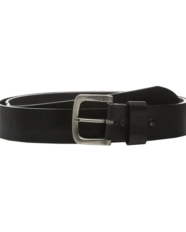 Carhartt Belts | Belts<Bridle Leather Classic Buckle Belt Black/Nickel Roller Finish