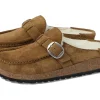 Birkenstock Adaptive | Mules<Buckley Shearling - Suede Tea/Natural Suede/Shearling