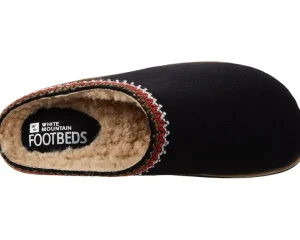 White Mountain Mules<Bundle Up Black/Fabric