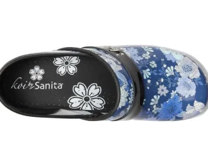 Sanita Clogs<Butterfly Melody Blue