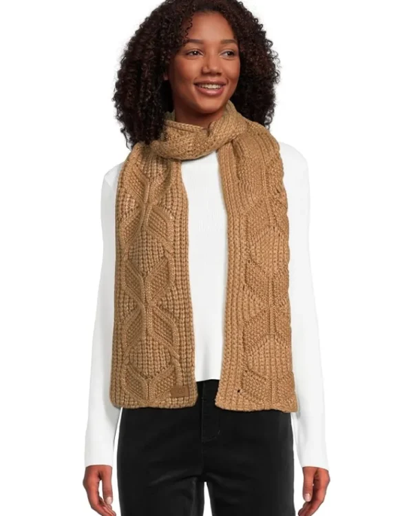 UGG Scarves<Cable Scarf Black