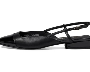 Anne Klein Flats<Caigan Black/Black