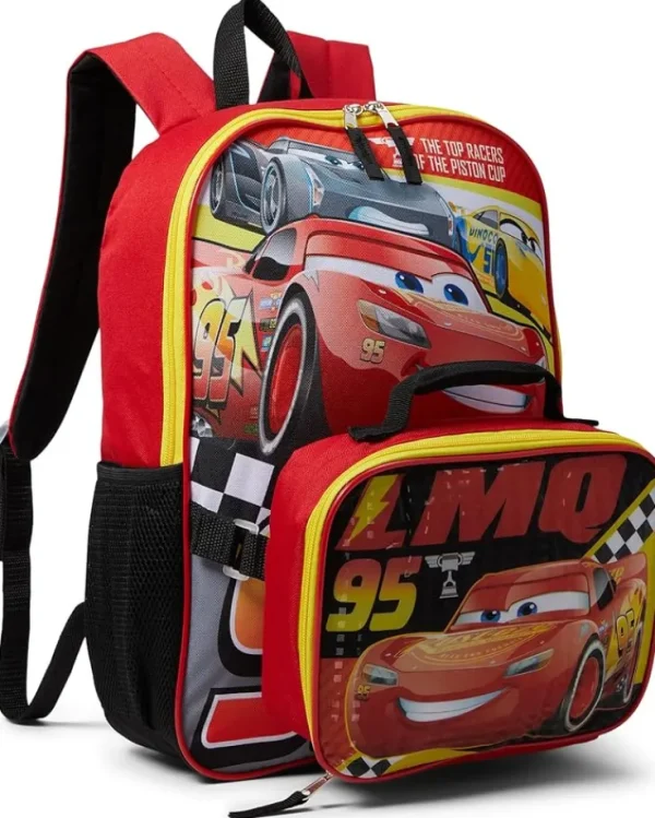 BIOWORLD Kids Backpacks<Cars Backpack Set (Little Kid/Big Kid) Red