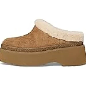 COACH Clogs<Cecelia Clog In Signature Suede Tobacco