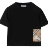 Burberry Kids Shirts & Tops<Cedar EKD Label T-Shirt (Infant/Toddler) Black