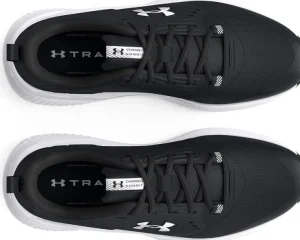 Under Armour Wide<Charged Commit 4 Training Shoes Black/Anthracite/White