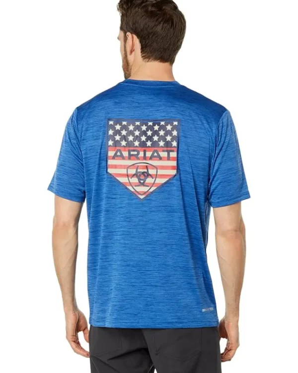 Ariat Shirts & Tops<Charger Proud Shield T-Shirt Monaco Blue