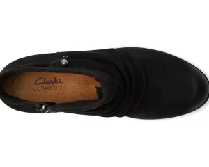 Clarks Adaptive<Charlten Rosa Black Nubuck