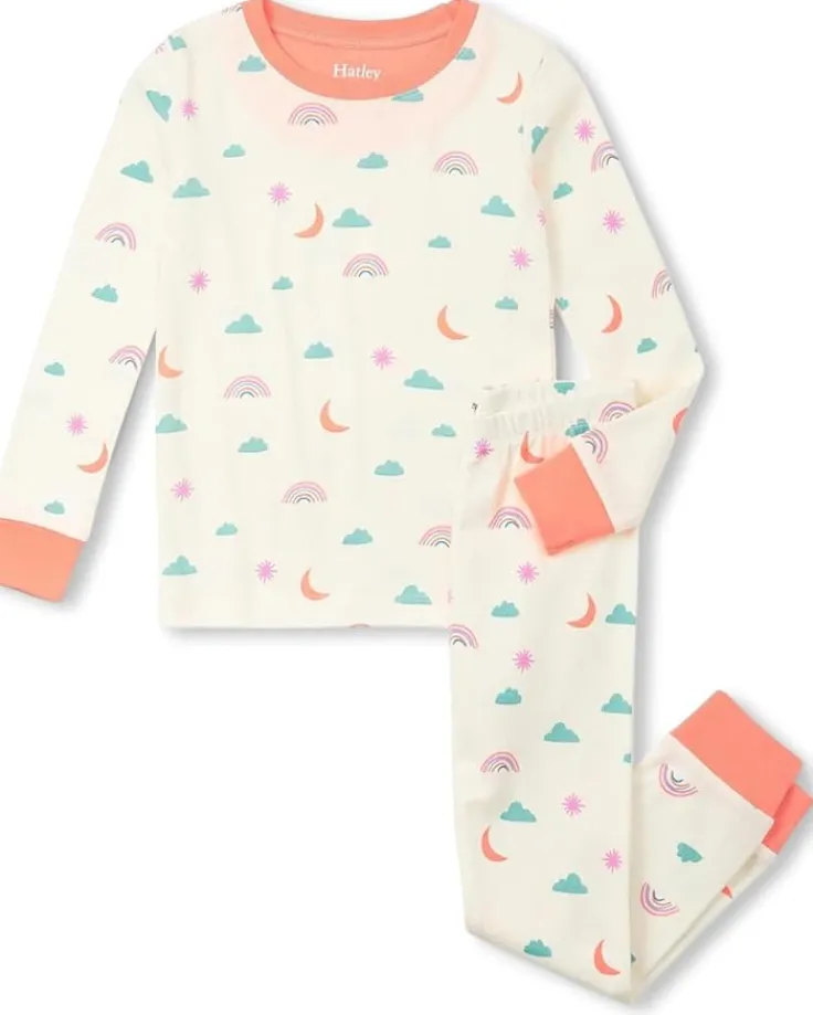 charms_cotton_pajama_set__0.webp Hatley Kids Pajamas | Pajamas<Charms Cotton Pajama Set (Toddler/Little Kid/Big Kid) Natural