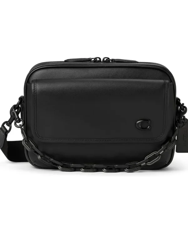 COACH Bags<Charter Flap Crossbody 24 Black