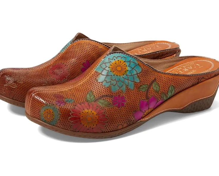 chienti_0.webp L'Artiste by Spring Step Clogs<Chienti Camel Multi