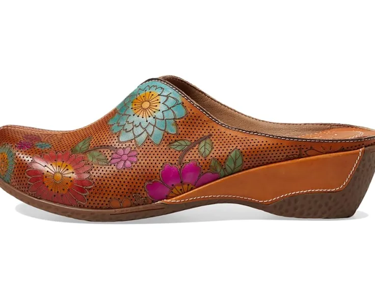 chienti_3.webp L'Artiste by Spring Step Clogs<Chienti Camel Multi