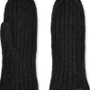 UGG Gloves<Chunky Rib Mitten Black