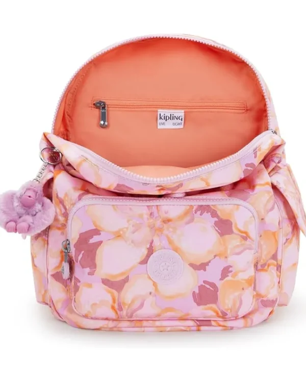Kipling Backpacks<City Pack S Prt2 Floral Powder