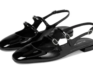 Stuart Weitzman Flats<Claris Mj Slingback Black 3