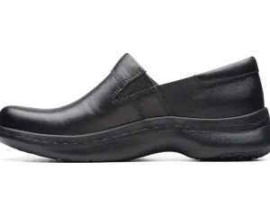 Clarks Clogs<Pro Gem Black Leather