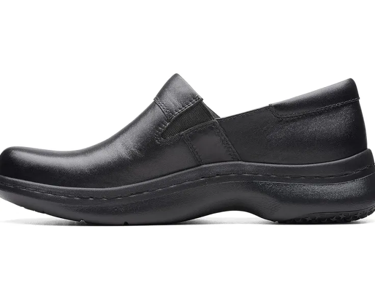 clarkspro_gem_2.webp Clarks Clogs<Pro Gem Black Leather