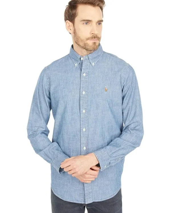Polo Ralph Lauren Shirts & Tops<Classic Fit Indigo Chambray Shirt Medium Indigo