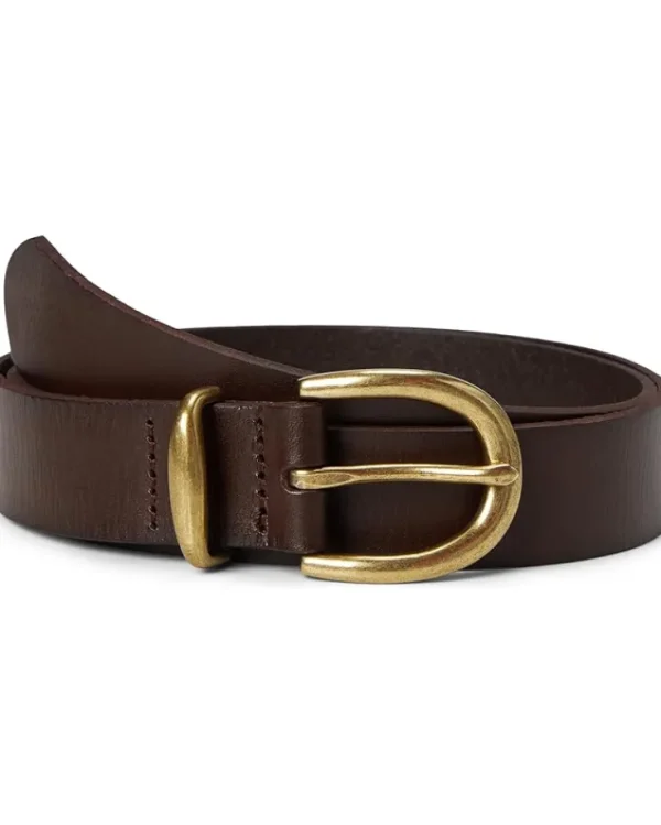 Madewell Belts<Classic Leather Belt Cherry Wood