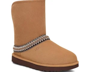 UGG Comfort<Classic Short Cresent Chestnut