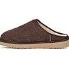 UGG Slippers<Classic Slip-On Shaggy Suede Burnt Cedar