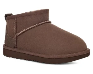 UGG Kids Adaptive | Boots<Classic Ultra Mini (Little Kid/Big Kid) Burnt Cedar