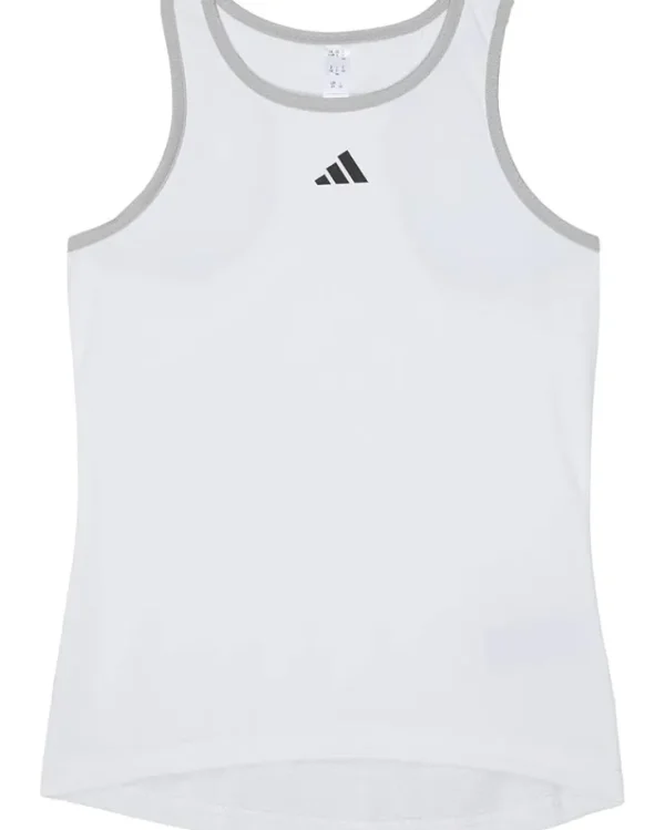 adidas Kids Shirts & Tops<Club Tank Top (Little Kids/Big Kids) White 1