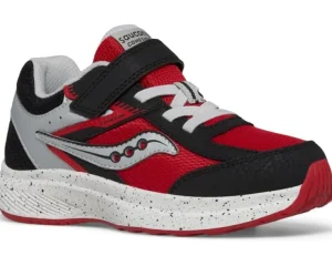 Saucony Kids Adaptive | Sneakers<Cohesion KDZ A/C Sneakers (Little Kid/Big Kid) Black/Red