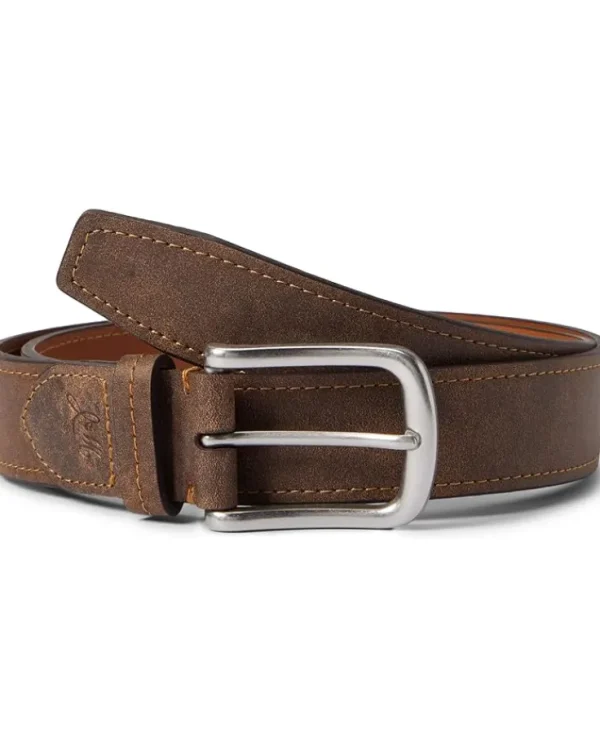 Johnston & Murphy Belts<Collection Knox Belt Brown Full Grain