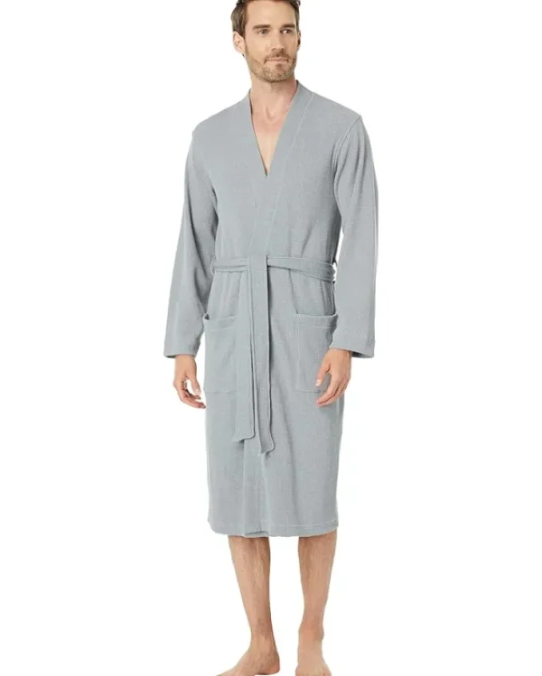 L.L.Bean Sleepwear<Comfort Waffle Robe Regular Gray Heather