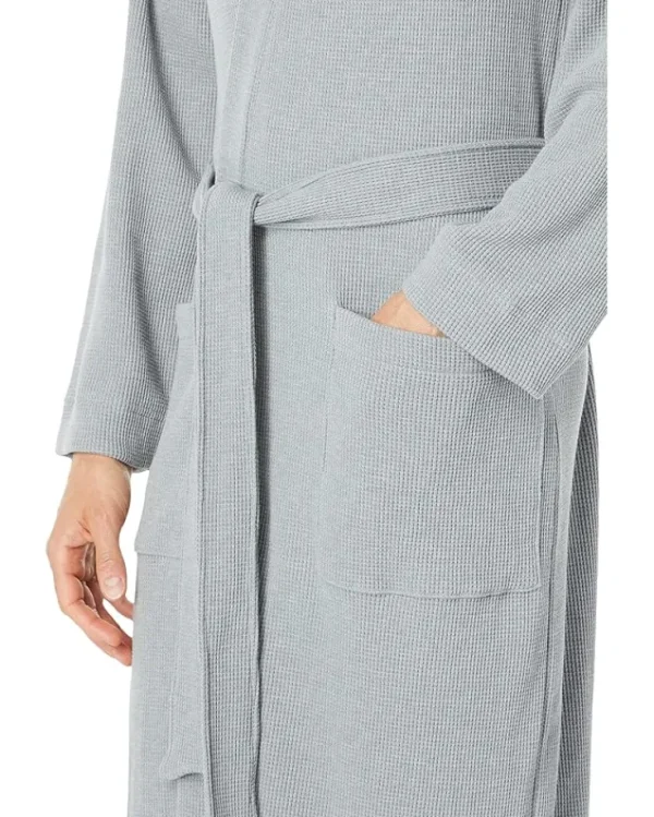 L.L.Bean Sleepwear<Comfort Waffle Robe Regular Gray Heather