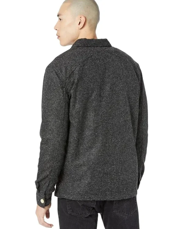 AllSaints Coats & Outerwear<Commodore Long Sleeve Shirt Charcoal