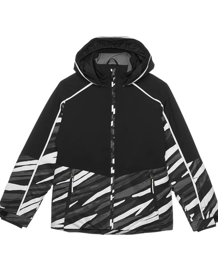 conquer_jacket_big_kid_0.webp Spyder Kids Coats & Jackets<Conquer Jacket (Big Kid) Tiger Polar Print