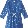 Hatley Kids Dresses<Constellations Cinched Waist Terry Dress (Toddler/Little Kids/Big Kids) Blue