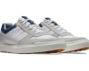 FootJoy Wide<Contour Casual Golf Shoes White/Grey