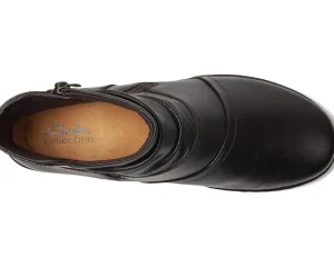 Clarks Adaptive<Cora Pace Chocolate Leather