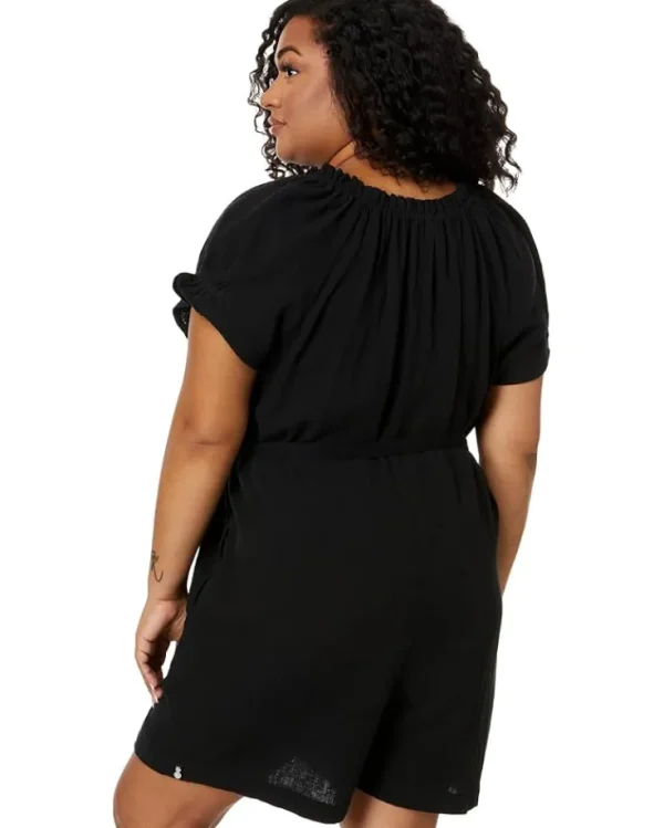 Tommy Bahama Jumpsuits & Rompers<Coral Isle Short Sleeve Romper Black