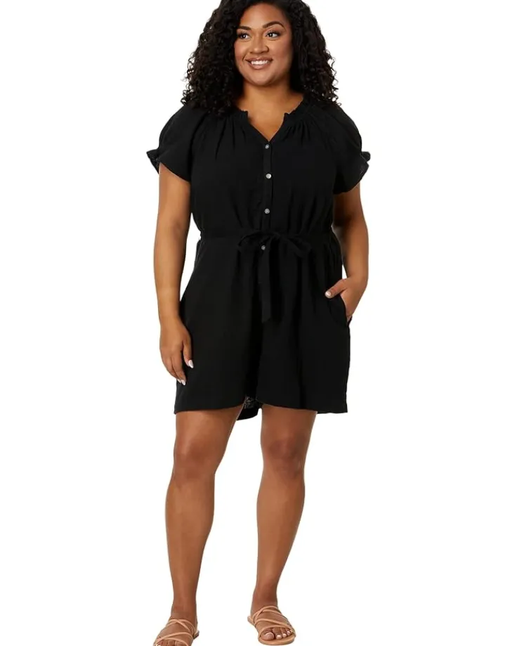 coral_isle_short_sleeve_r_3.webp Tommy Bahama Jumpsuits & Rompers<Coral Isle Short Sleeve Romper Black