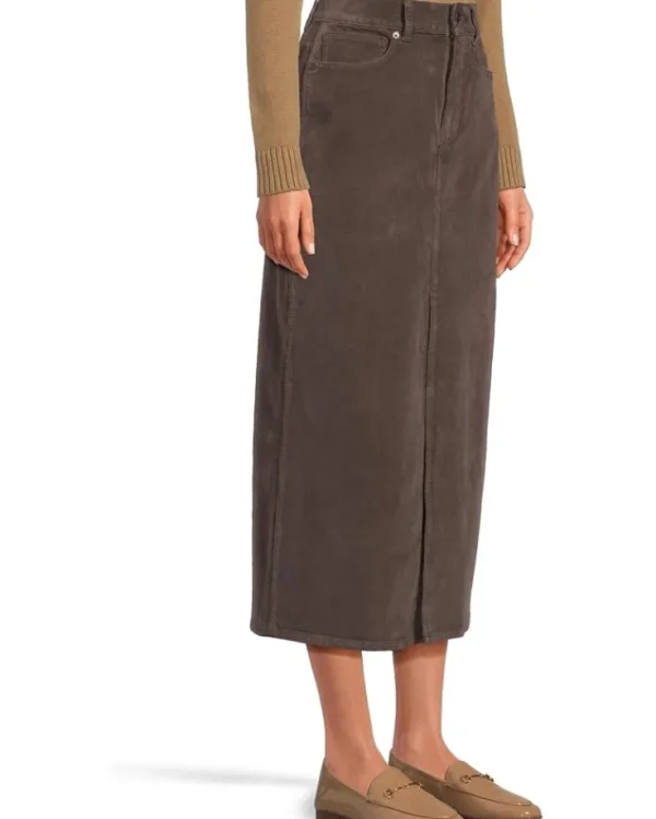 Madewell Skirts<Cord Midi Skirt - Winnitex Fine Cord Dark Carob